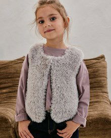 Mouwloos meisjes vest