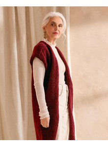 lang mouwloos vest