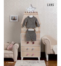 Babytrui in zacht tweed garen gemaakt van Lang Yarns Donegal