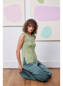 Damesshirt Evita met verlengd achterpand