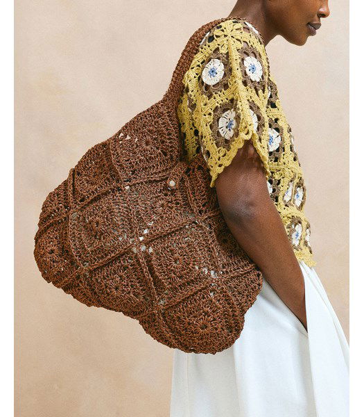 Haakpatroon Shopper met schouderbanden