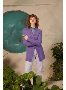 Damesvest in halve patensteek