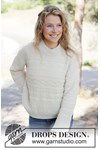 Breipatroon White Echo Sweater van andere kant