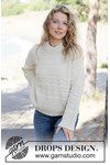 Breipatroon White Echo Sweater van andere kant
