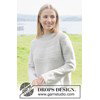 damestrui Moon History Sweater met ronde pas en reliëfpatroon gemaakt van Rondbreinaald nr 2,5 - 2,75