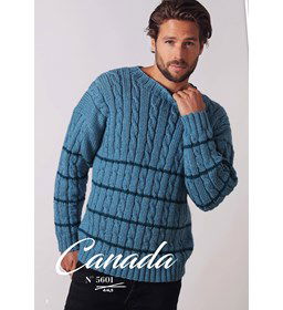Herentrui gemaakt van Lammy Yarns Canada