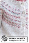 Breipatroon Berries en Dreams Cardigan van andere kant