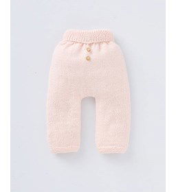 Babybroekje met dubbelgeslagen boord gemaakt van Phildar Phil Lambswool 51