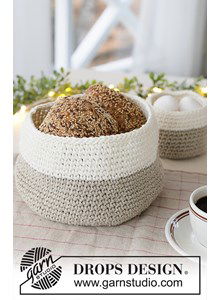 Frosted Linen Basket