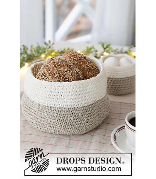 Haakpatroon Frosted Linen Basket