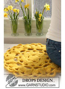 Gehaakte stoelzitting