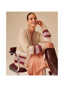 Damsvest met sjaalkraag