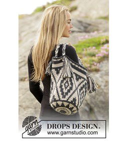 Gehaakte Tas gemaakt van Drops Nepal