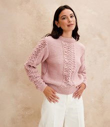 Damestrui met waaierpatroon