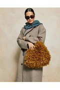 Breipatroon trendy harige tas, met ....
