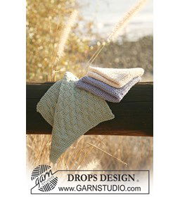 Keukendoekjes gemaakt van Drops Safran