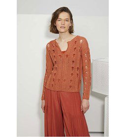 Damestrui gemaakt van Lang Yarns Lino