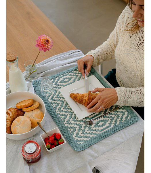 Haakpatroon Zigra placemat