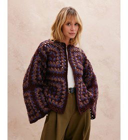 Granny Square jas gemaakt van Phildar Phil Charly