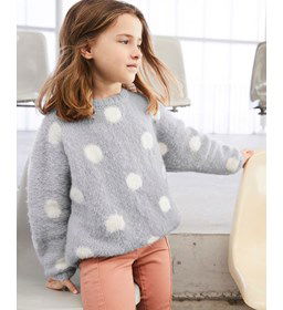 Kindertrui gemaakt van Phildar Phil Gourmand