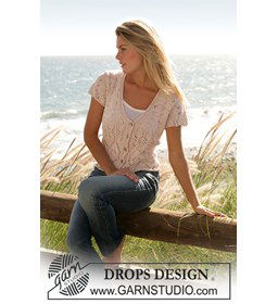 Vest met korte mouw gemaakt van Drops Muskat