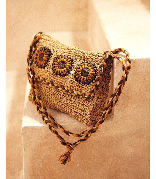Haakpatroon Schoudertasje met gevlochten hengsels