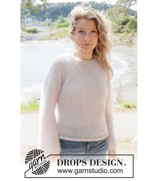 Breipatroon Zachte Trui in DROPS Kid-Silk