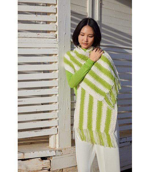 Breipatroon Sjaal Soft Light
