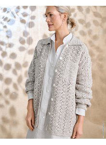 jas in waaierpatroon