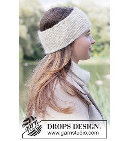 Hoofdband Fuzzy Wrap Headband gemaakt van Breinaalden