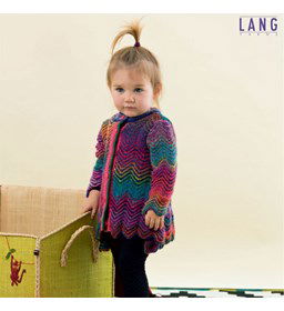Vest gemaakt van Lang Yarns Mille colori baby