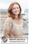 Breipatroon Maple Whisper Sweater van andere kant