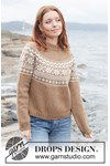 Breipatroon Maple Whisper Sweater van andere kant