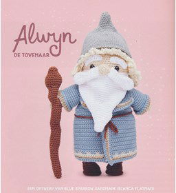 Pop`tovenaar met staf gemaakt van Scheepjes Catona 25 en 10 gram