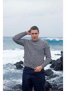 Herentrui met verschillende kabelpatronen