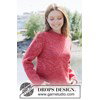 damestrui met Europese pas Red Moon Sweater gemaakt van Rondbreinaald nr 4
