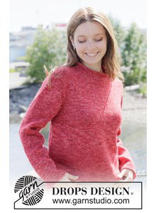 damestrui met Europese pas Red Moon Sweater