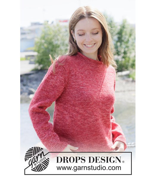 Breipatroon damestrui met Europese pas Red Moon Sweater