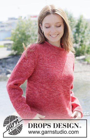 damestrui met Europese pas Red Moon Sweater