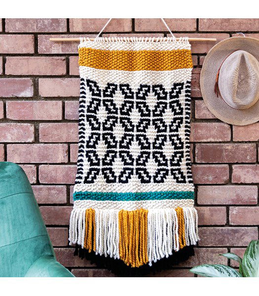 Breipatroon Wandkleed boter kaas en eieren