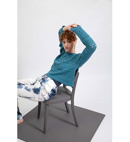 Damestrui met verschillende ajourpatronen