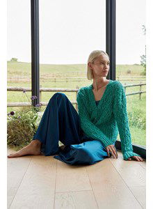 Damesvest met V-hals