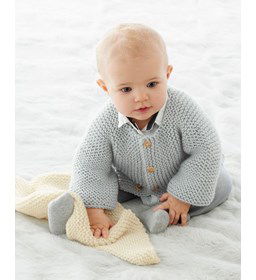 Baby jasje gemaakt van Phildar Phil Partner 6