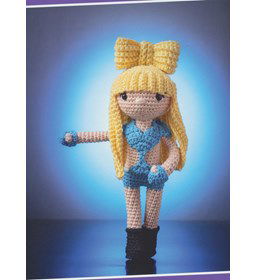 Pop Lady Gaga gemaakt van Scheepjes Catona 25 en 10 gram