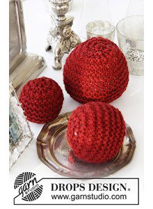 Gebreide kerstballen