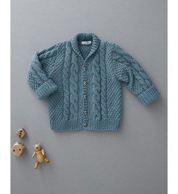 Jongens jasje gemaakt van Phildar Phil merinos 6