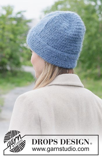 Gehaakte beanie van zacht alpacagaren