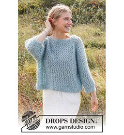 Damestrui gemaakt van Drops Brushed Alpaca Silk