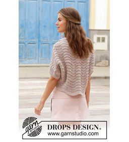 Bolero gemaakt van Drops Big Merino