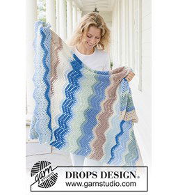 Wind Wish Blanket gemaakt van Drops Air